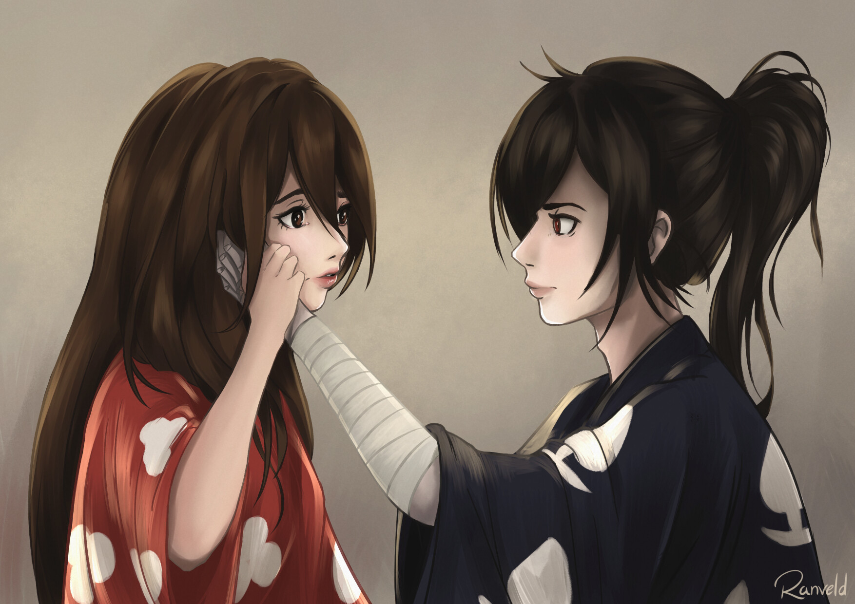 Get Wallpaper Artstation Mio X Hyakkimaru Dororo Fanart Ranveld For Android Free