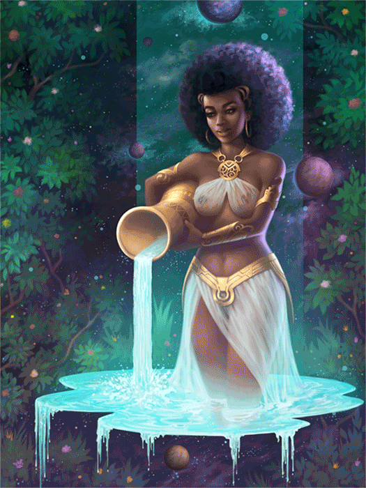 ArtStation Aquarius The Water Bearer