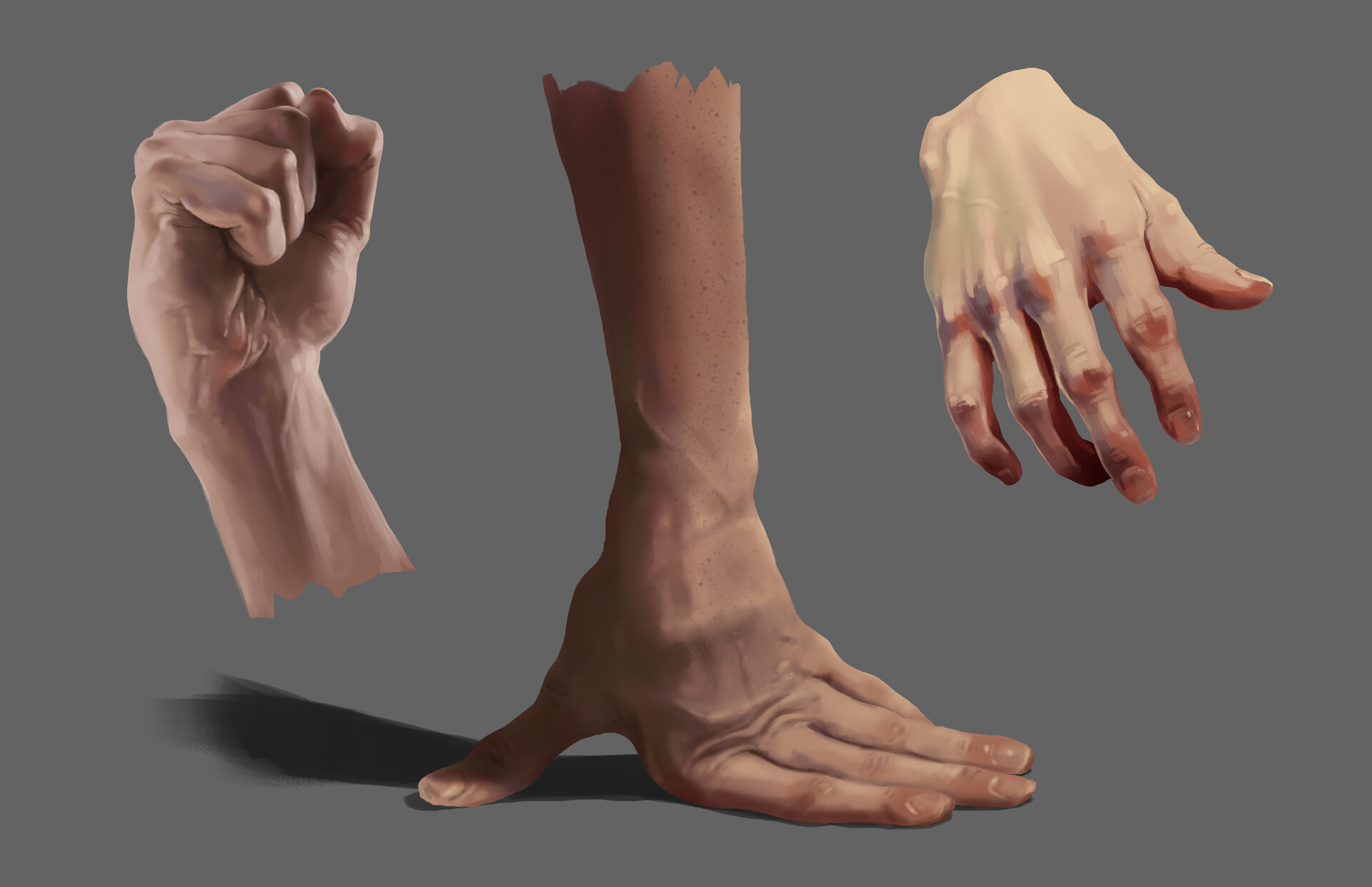 ArtStation - Hand study