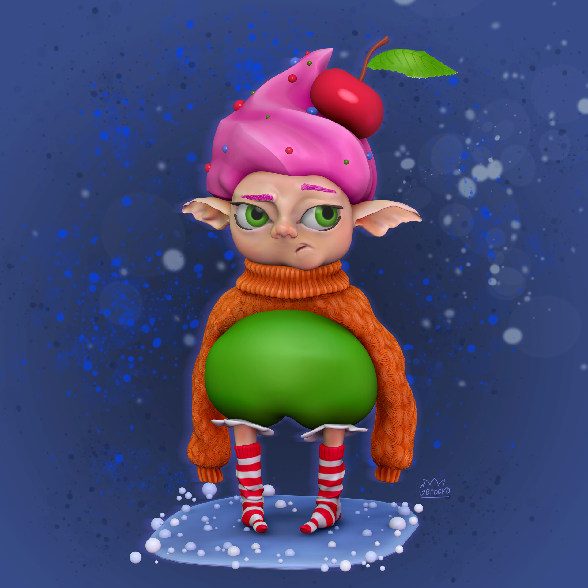 ArtStation Cream elf