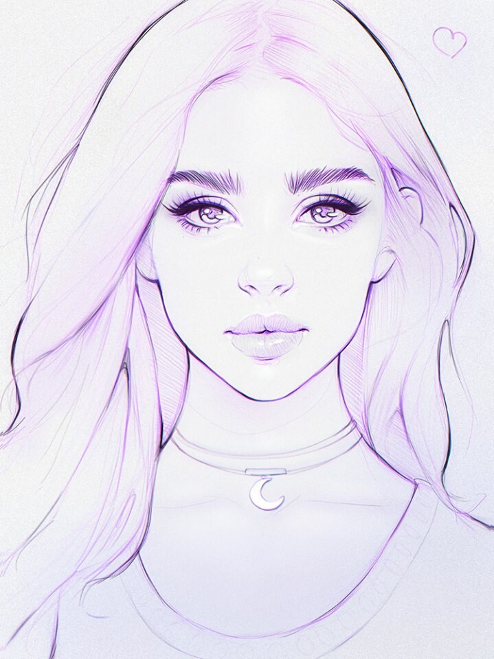 Artstation Girl With Heterochromia And Drawings Irakli Nadar Drawings Art Heterochromia
