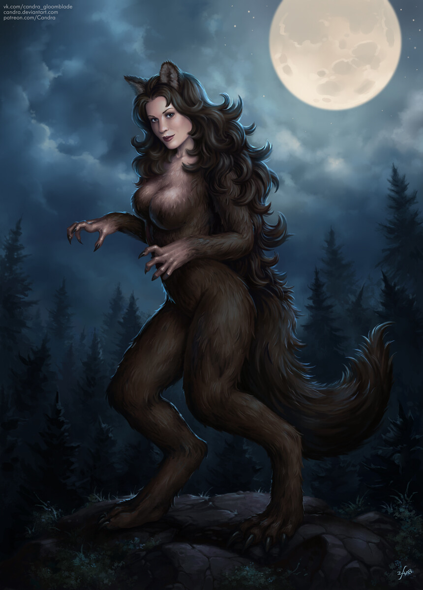 Commission - Werewolf Girl.