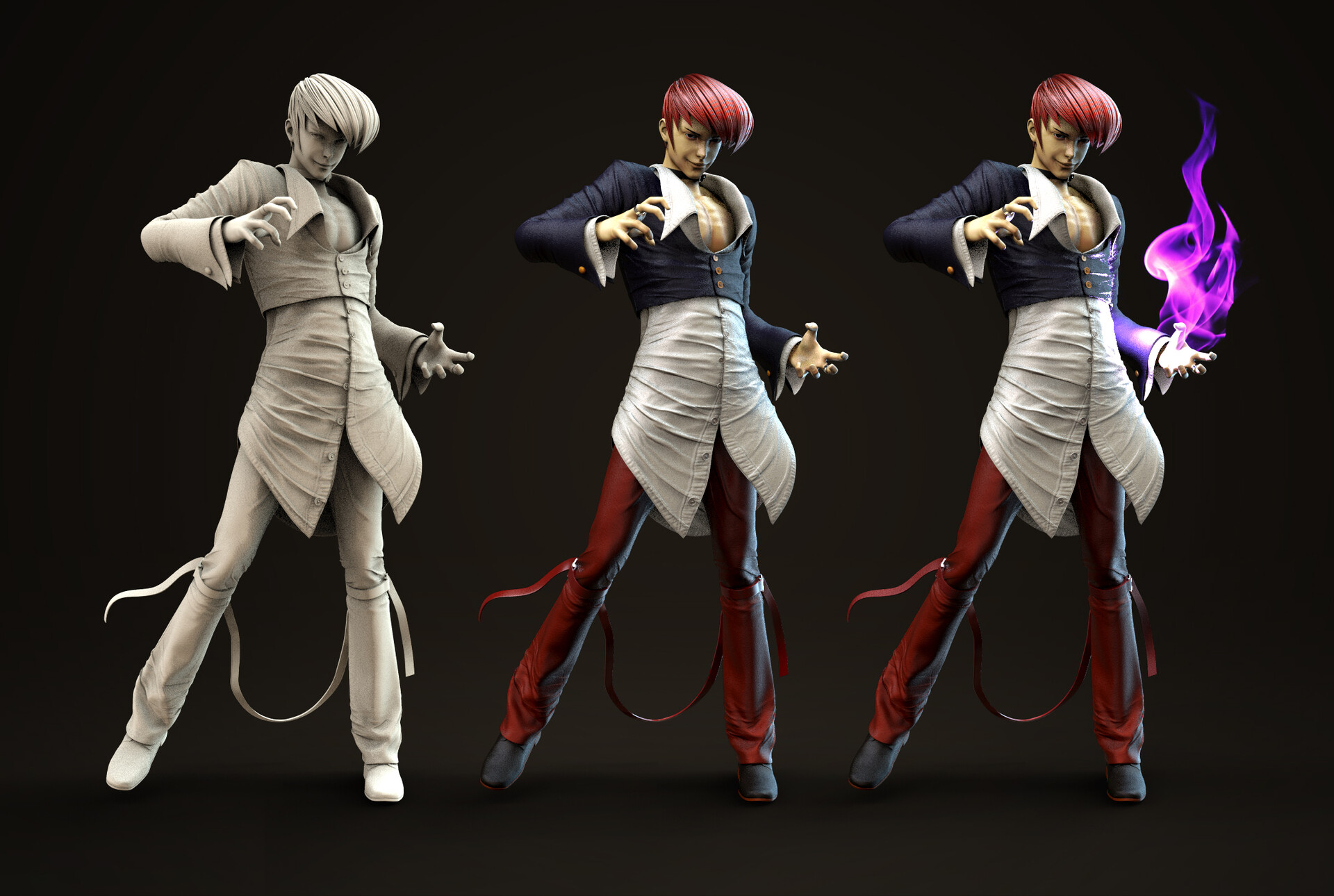 Iori Yagami Art - The King of Fighters XIV Art Gallery