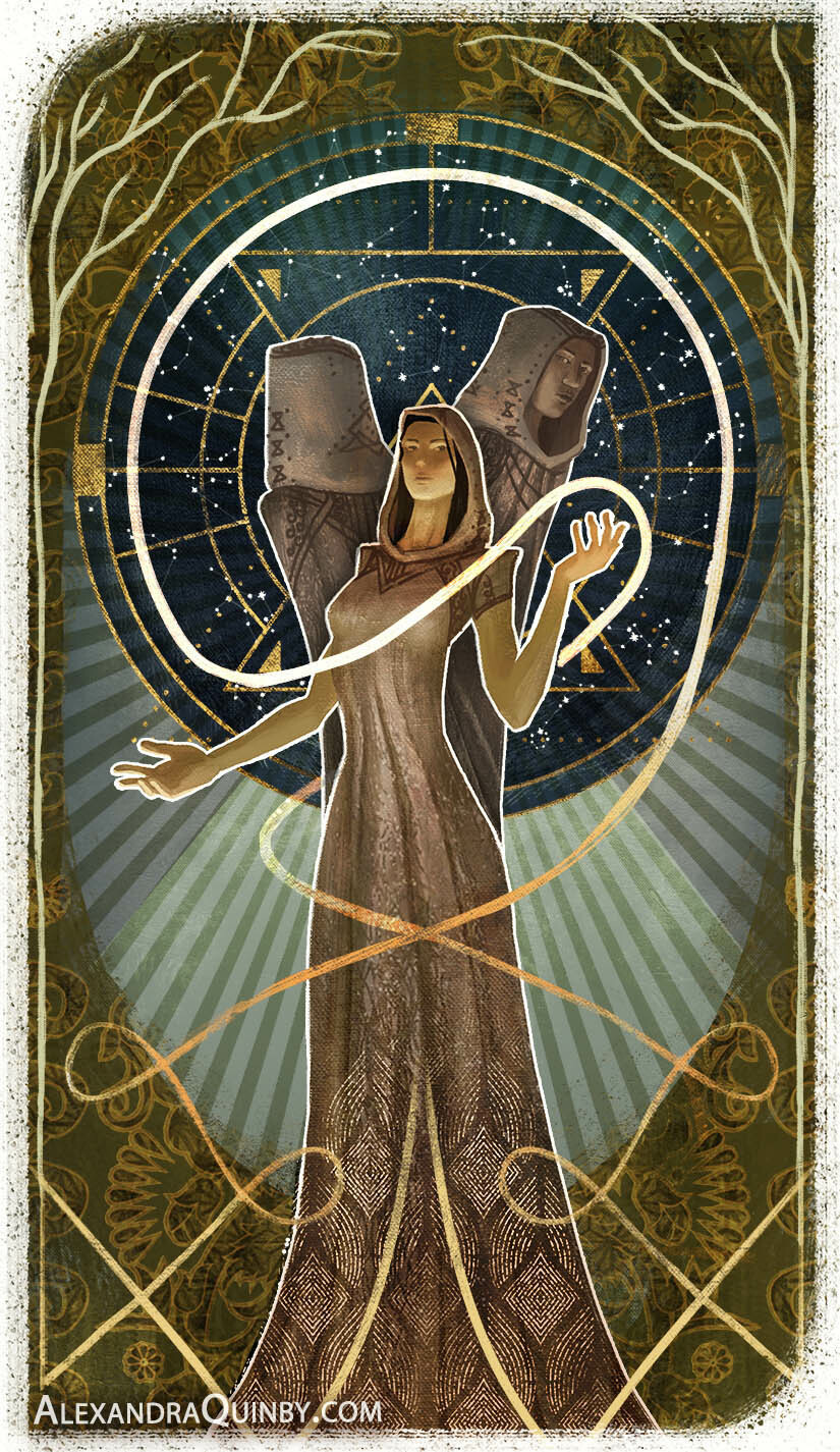 Alexandra Quinby Tarot Cards For Deck Of Many Things Project Part 1