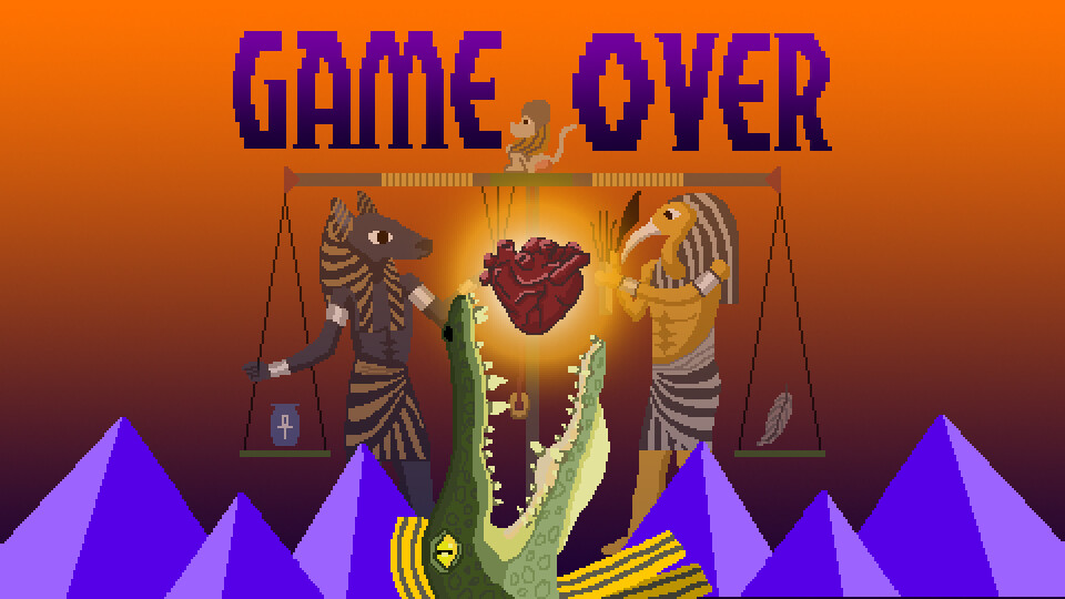 Dawn Nguyen Game Over Pixel Art