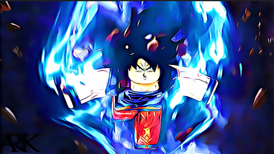 Artstation Goku Ultra Instinct Drawn Gfx Roblox Verse X - goku avatar roblox