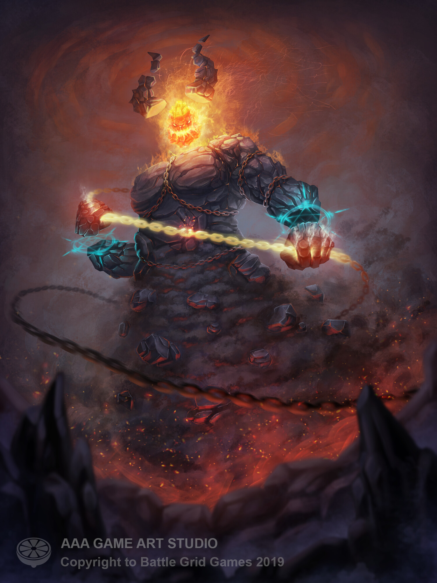 Fire Elemental Art Fire Elemental