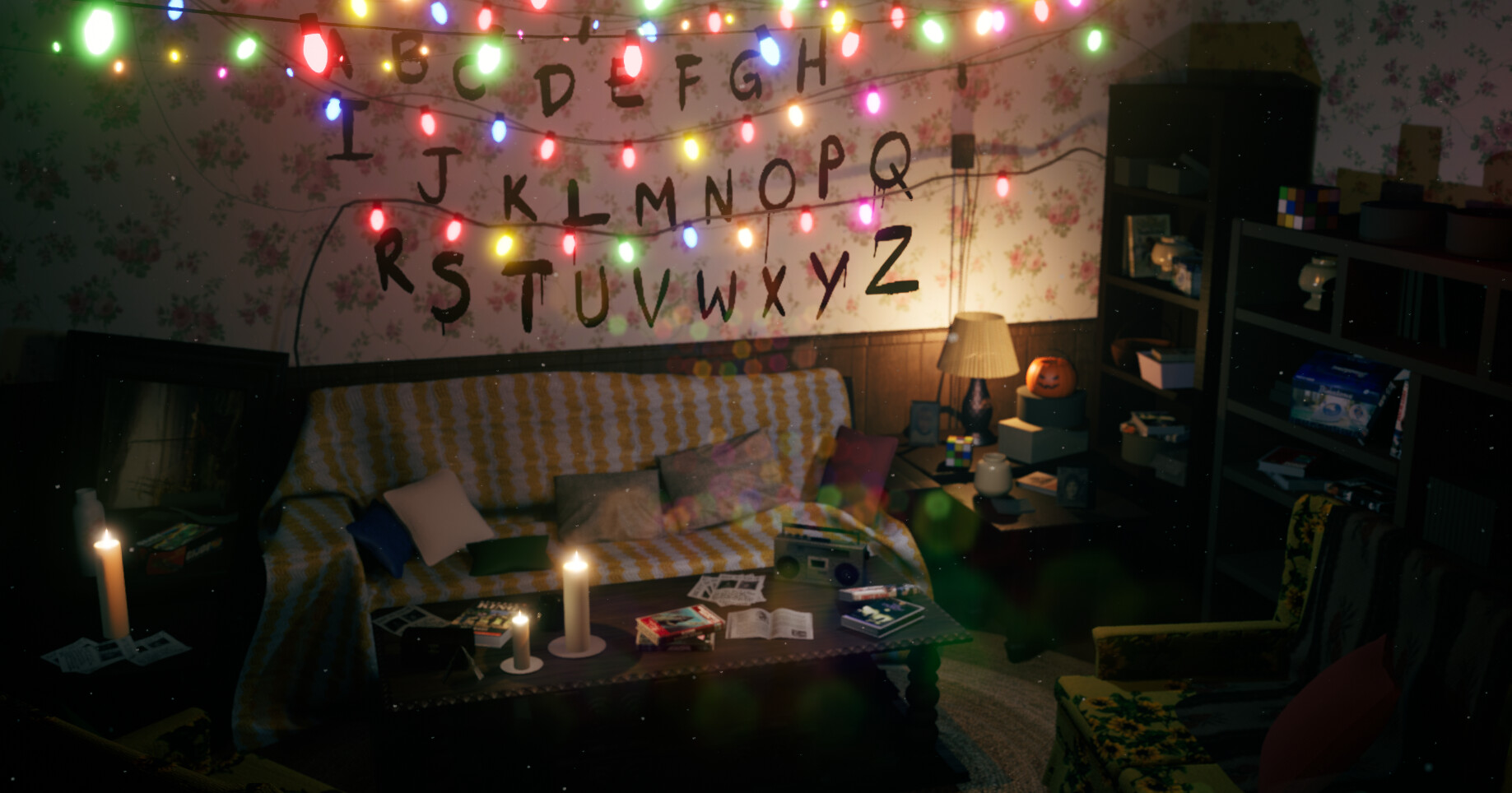 Artstation Stranger Things Room Annabel Brand