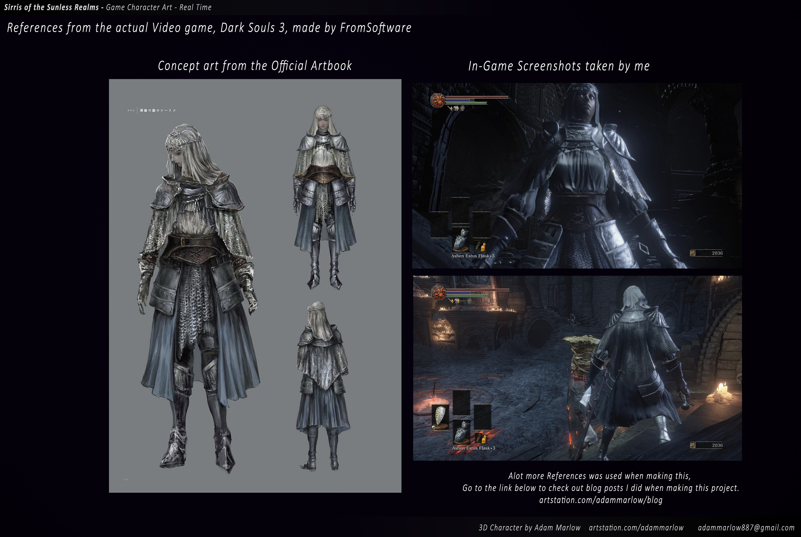 Artstation Sirris Of The Sunless Realms Realtime Dark Souls Fan Art Adam Marlow