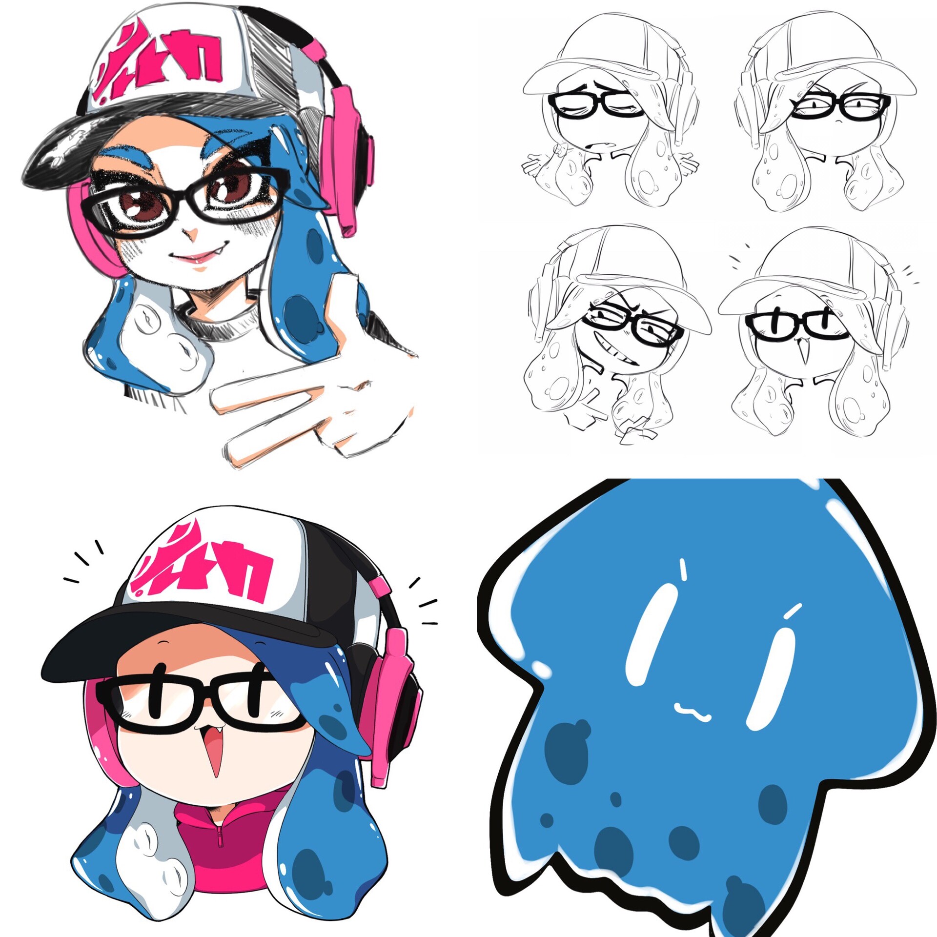 ArtStation Twitch streamer mascot project -MIIHPIXIE