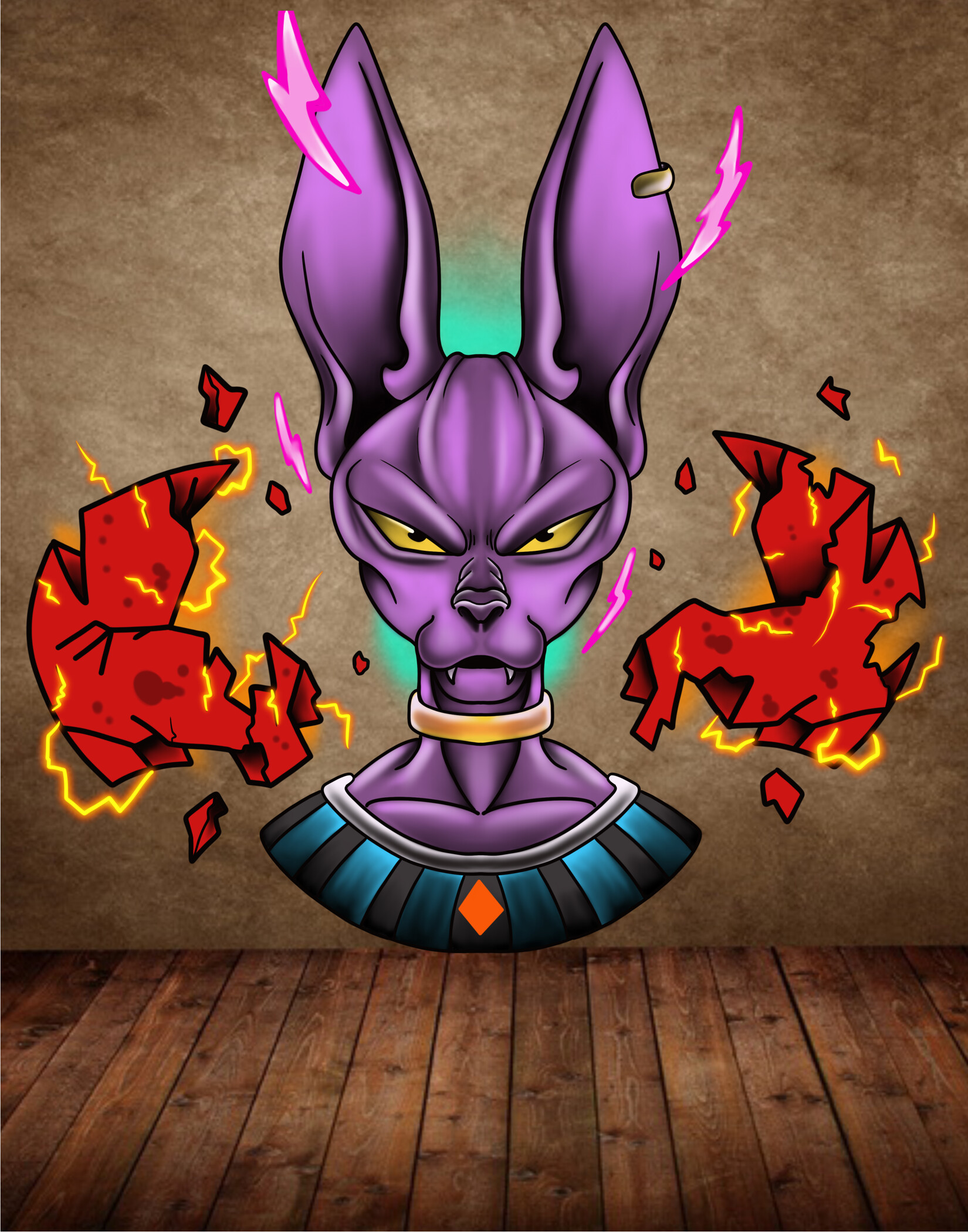Artstation Lord Beerus Corey Blau