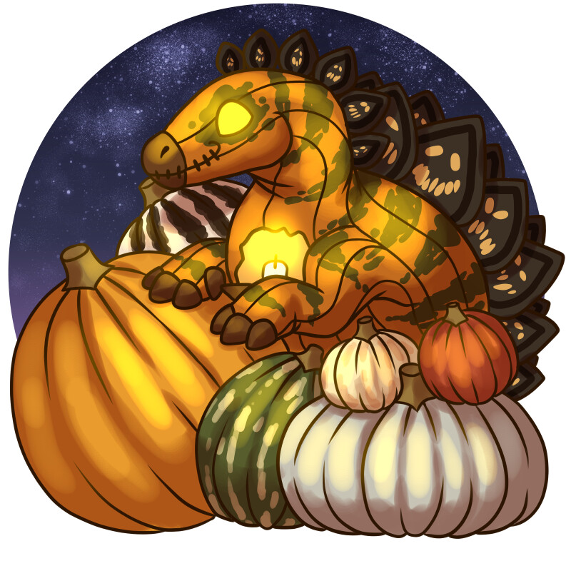 ArtStation - Hoard of Gourd Stegosaur