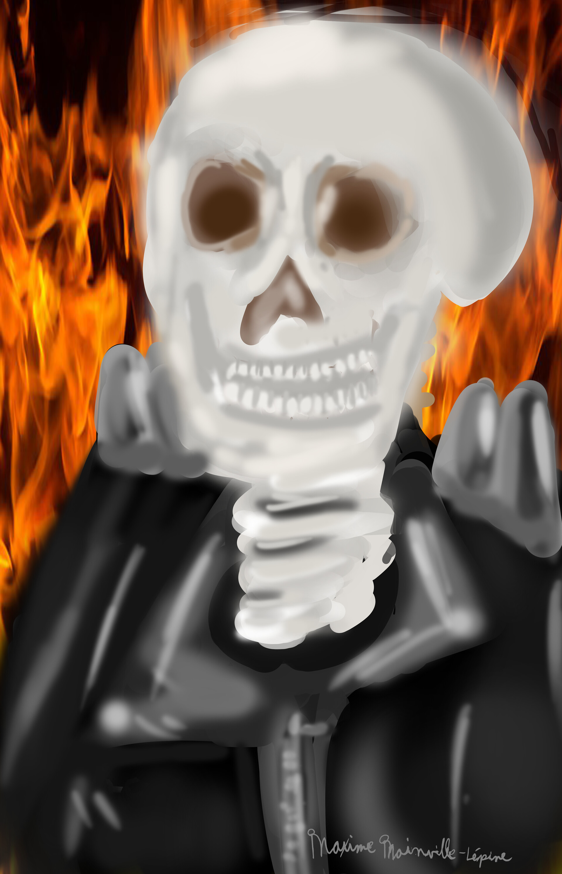 artstation ghost rider maxime