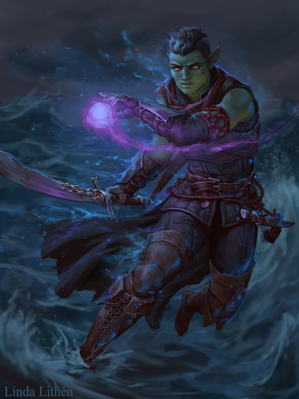 Artstation Critical Role Fanart Fjord Linda Lithen A place for critters to discuss and post about critical role on geekandsundry. critical role fanart fjord linda