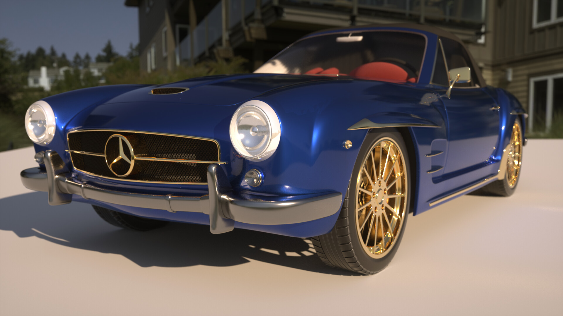 Ma Ephemeral Mercedes Benz 190 Sl 3d Model Obj Octane Free