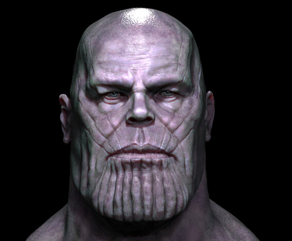 Artstation Thanos 3d Model Azzeddin Douakha