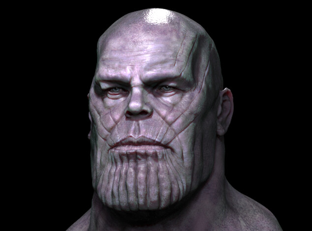 Artstation Thanos 3d Model Azzeddin Douakha