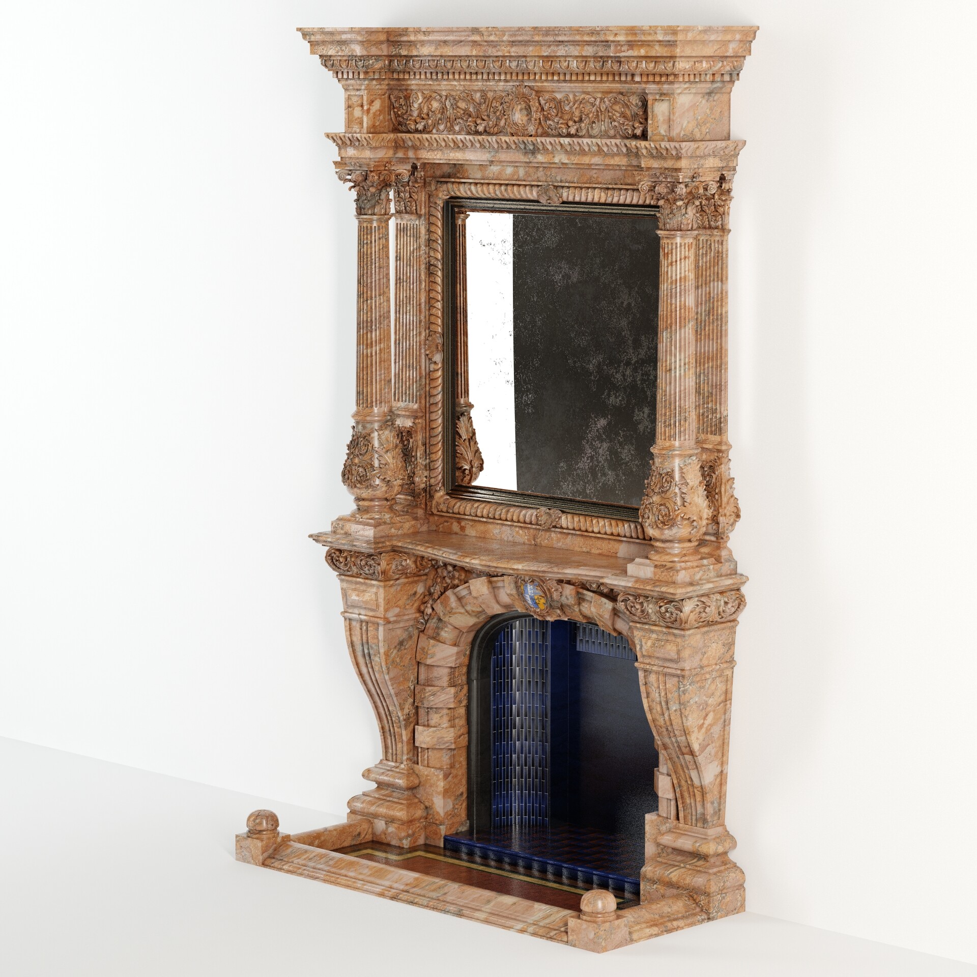 Artstation Ornate Fireplace Christopher Gough