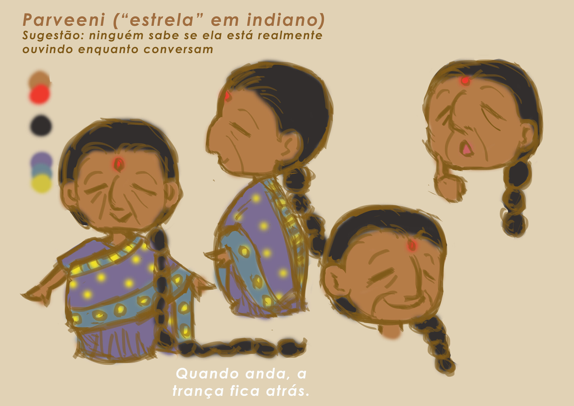 Sabrina Cristo Characters Reference Sheets Miado Animation