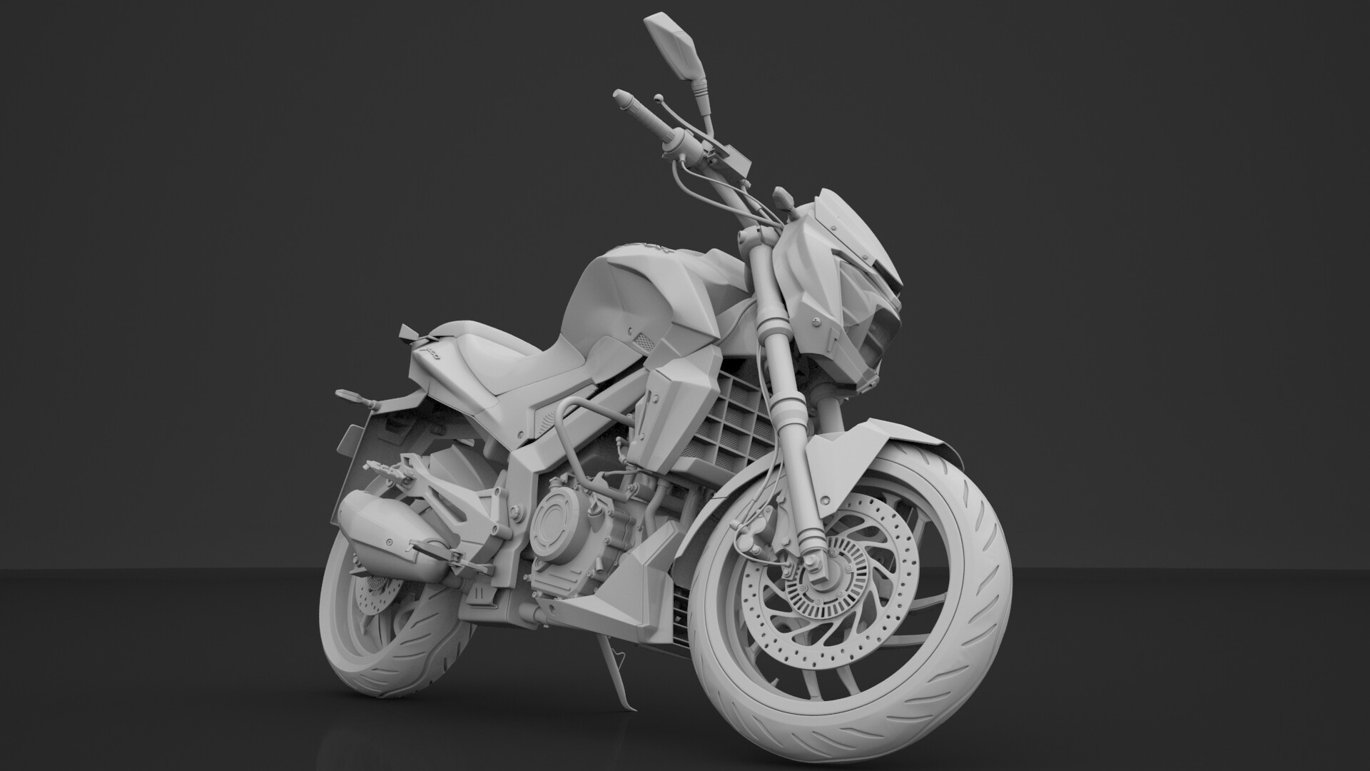 Dominar 400 3d model top