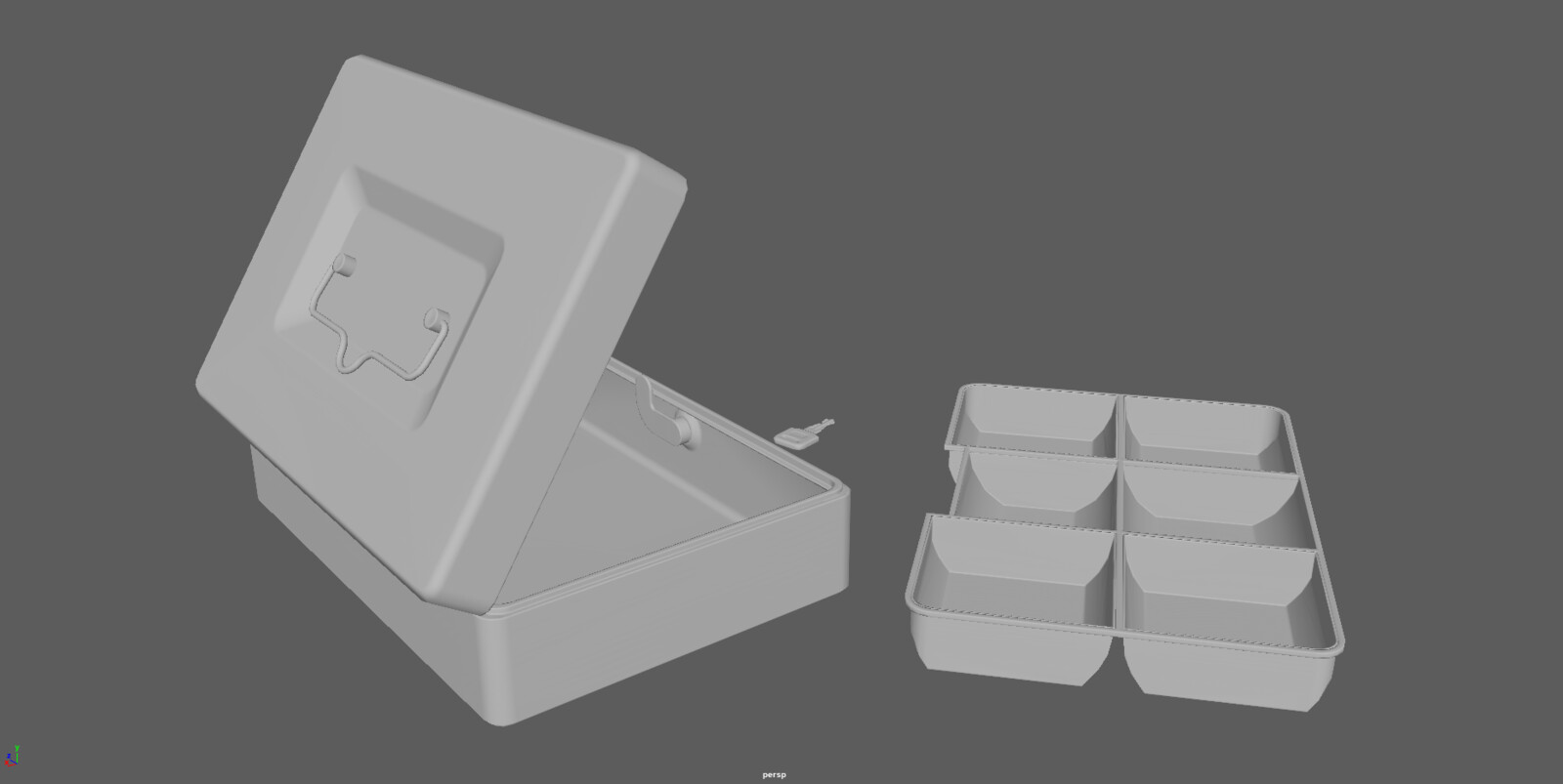 In Maya with Normal map applied 