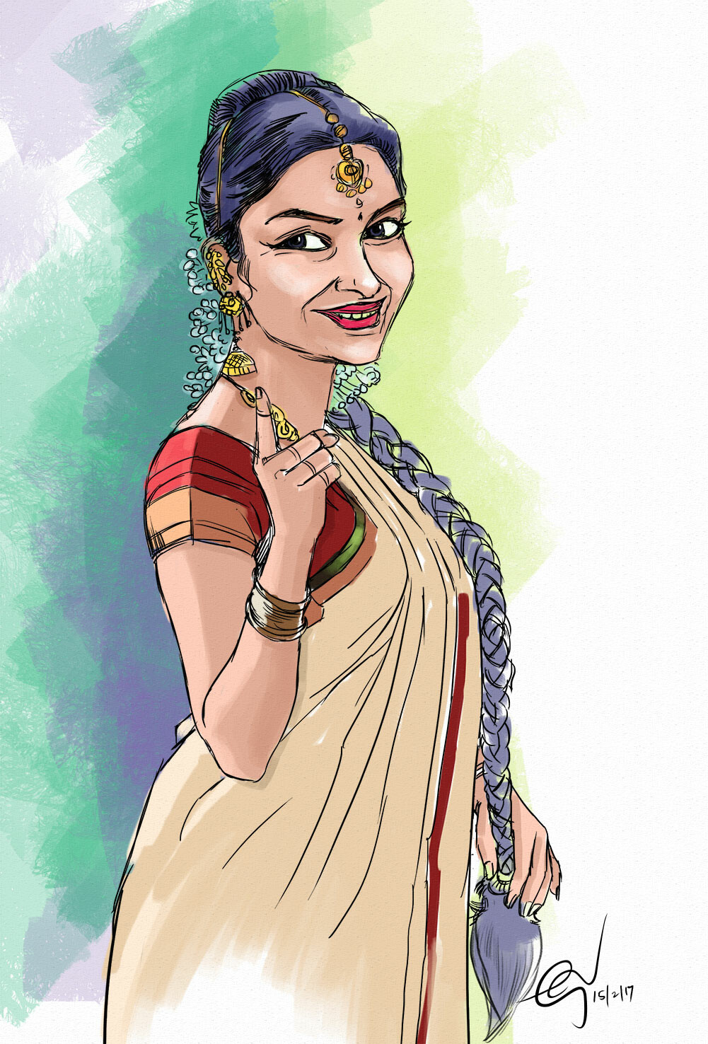 Saree sketch | Fashion illustration sketches dresses, Fashion illustration  dresses, Illustration fashion design