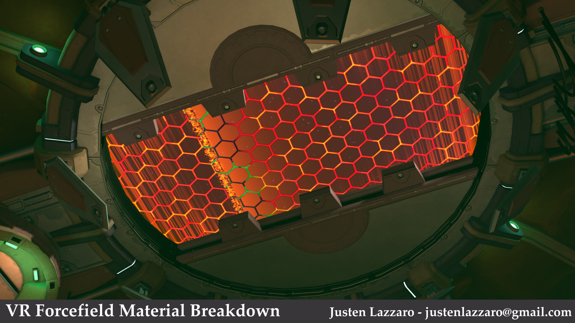 Justen Lazzaro - VR Forcefield Material Breakdown Ratchet Clank (Fan Art)