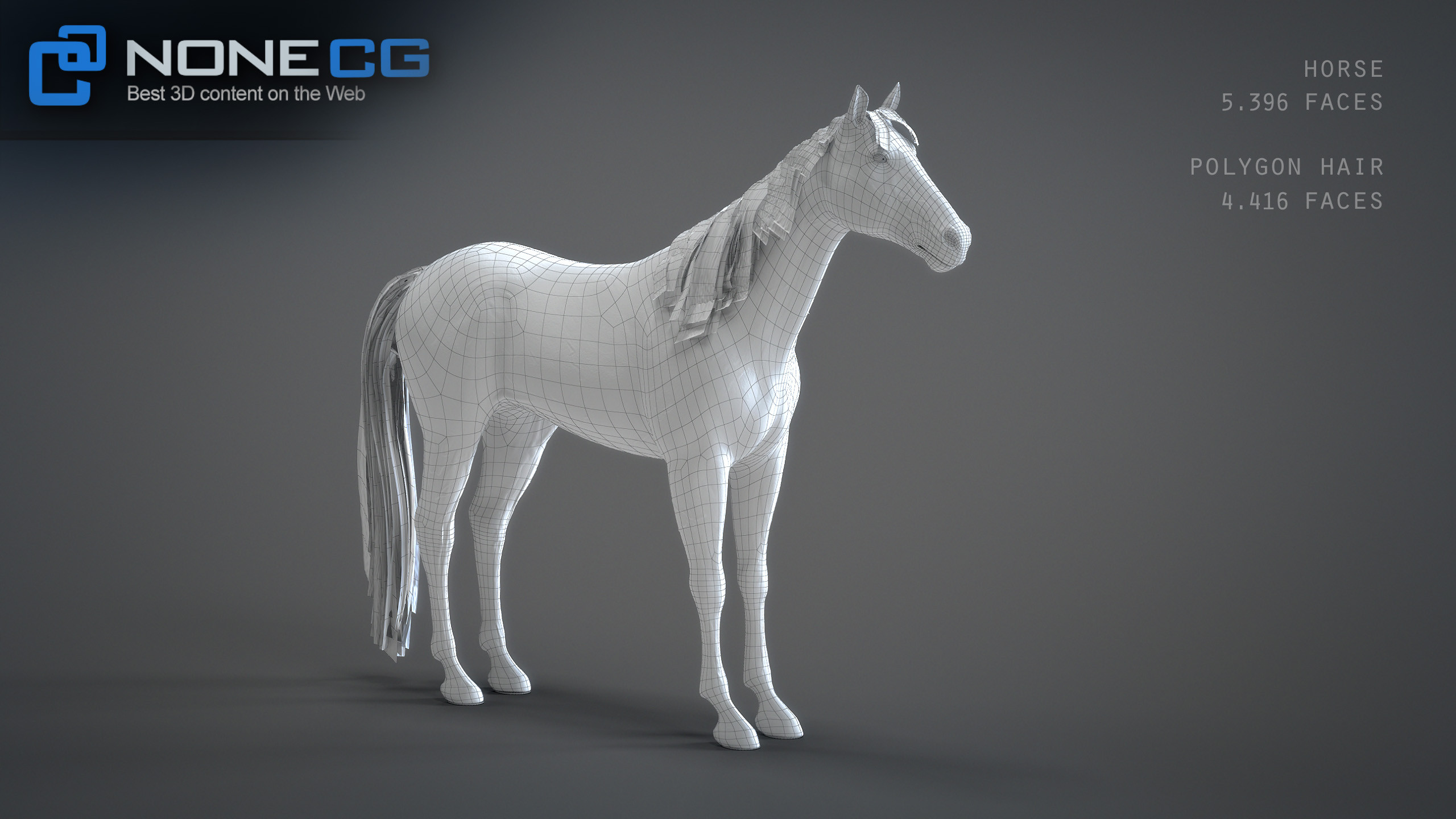 3D Horse Animated by NoneCG