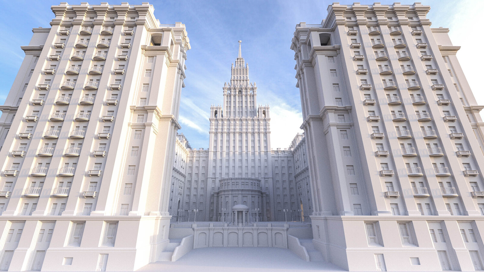 МГУ архитектура здания сталинский Ампир