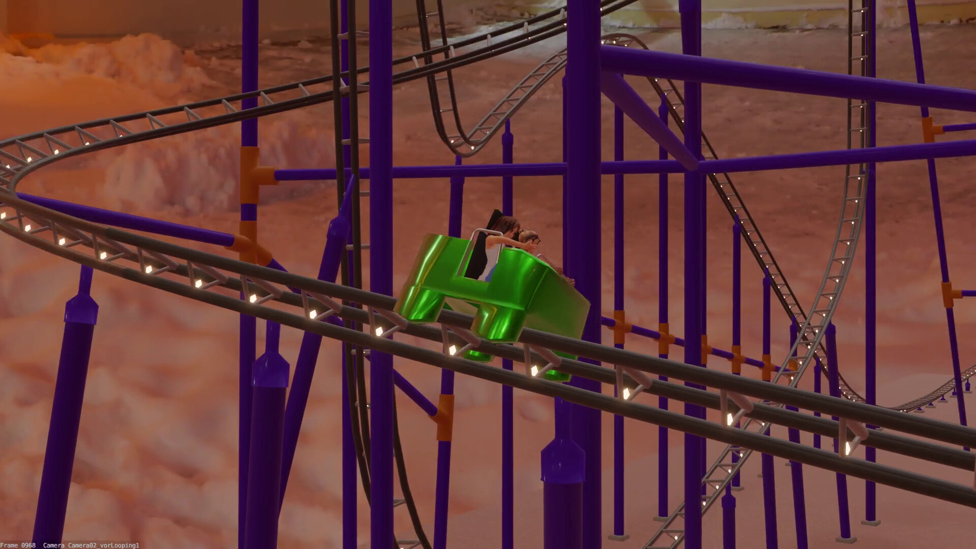 Artstation Roller Coaster Animation Hans Josef Classen