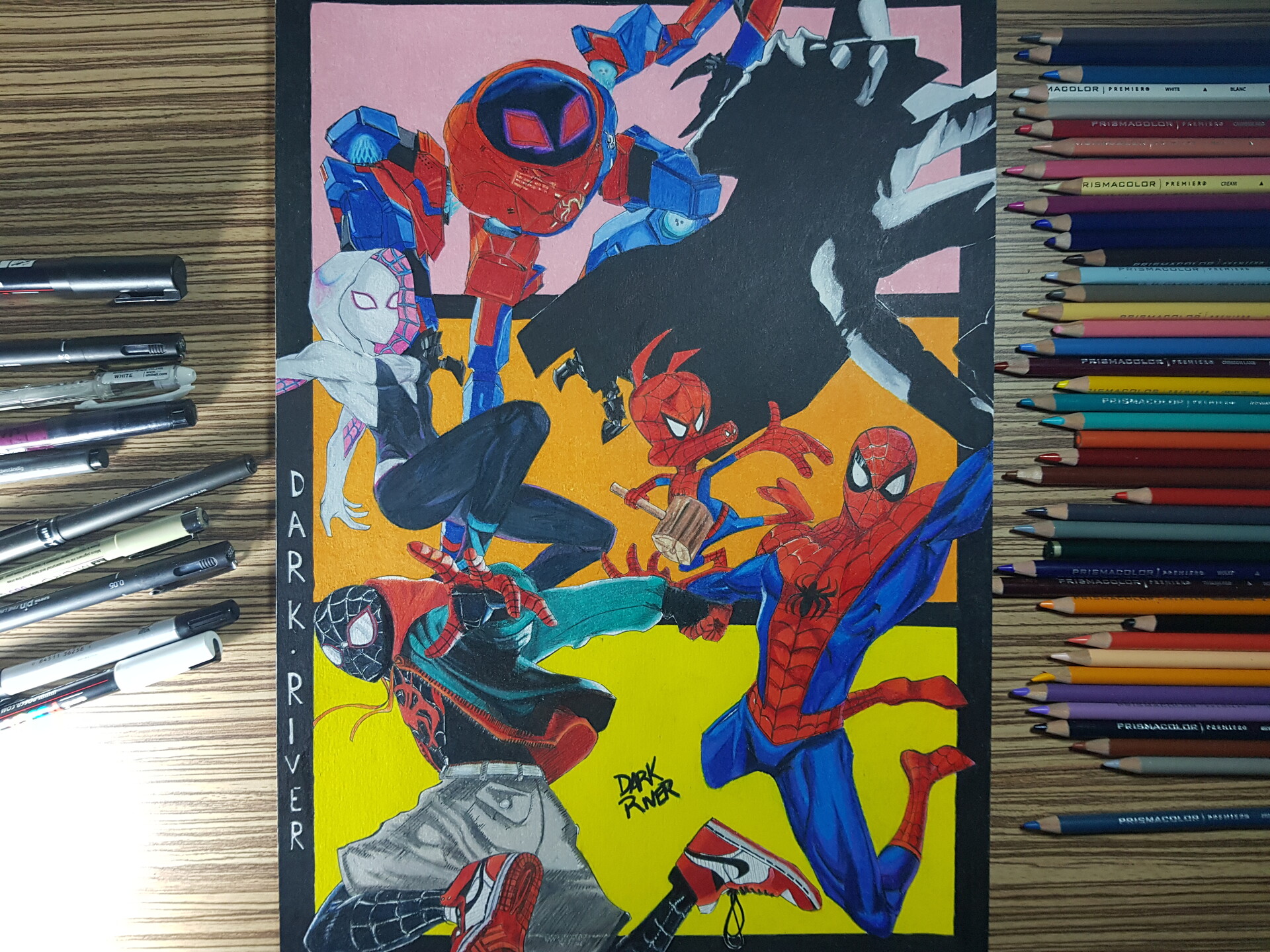 Dark River Arts Homem Aranha No Aranhaverso