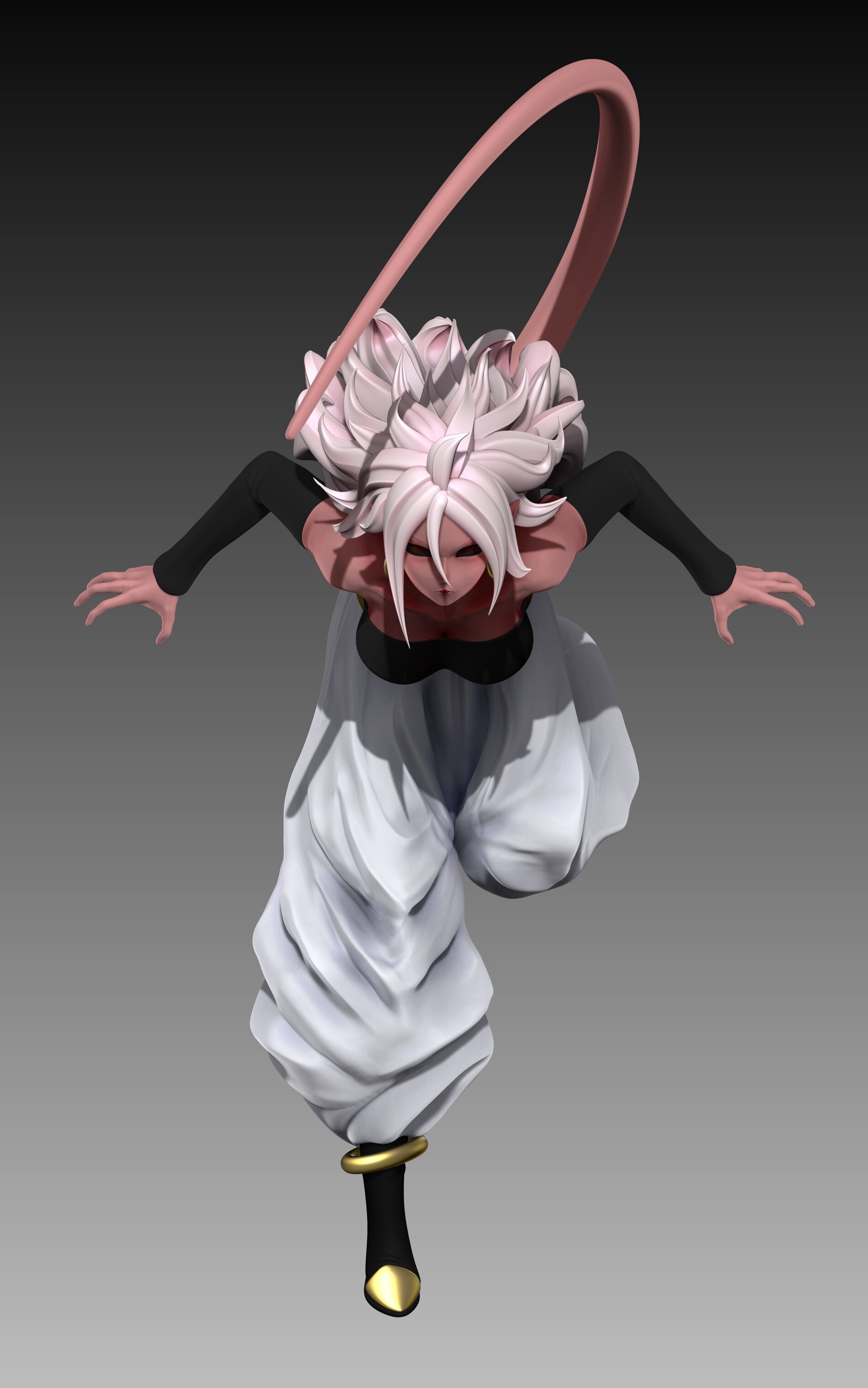Artstation Android 21 Fighting Version For 3d Printing Nick Wen