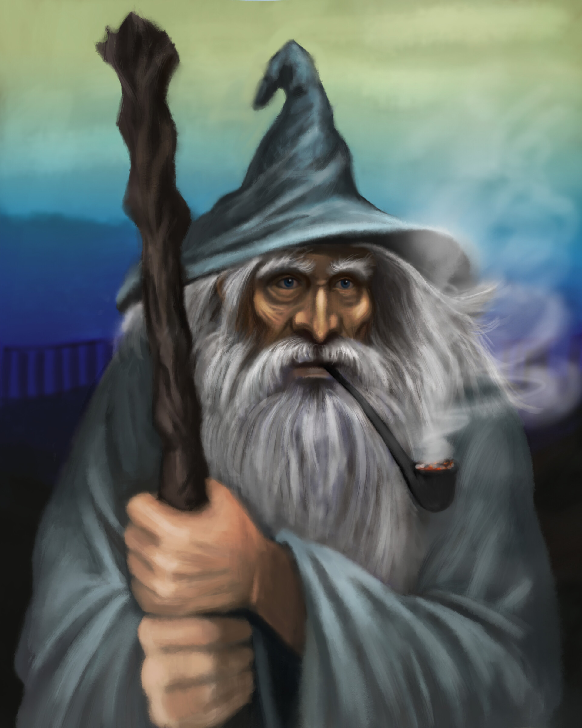 ArtStation - Gandalf shows up at dawn