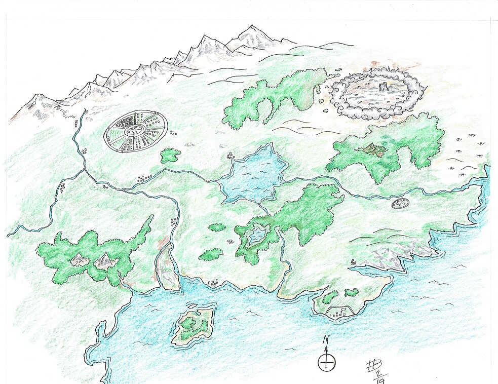 ArtStation - Fantasy Map