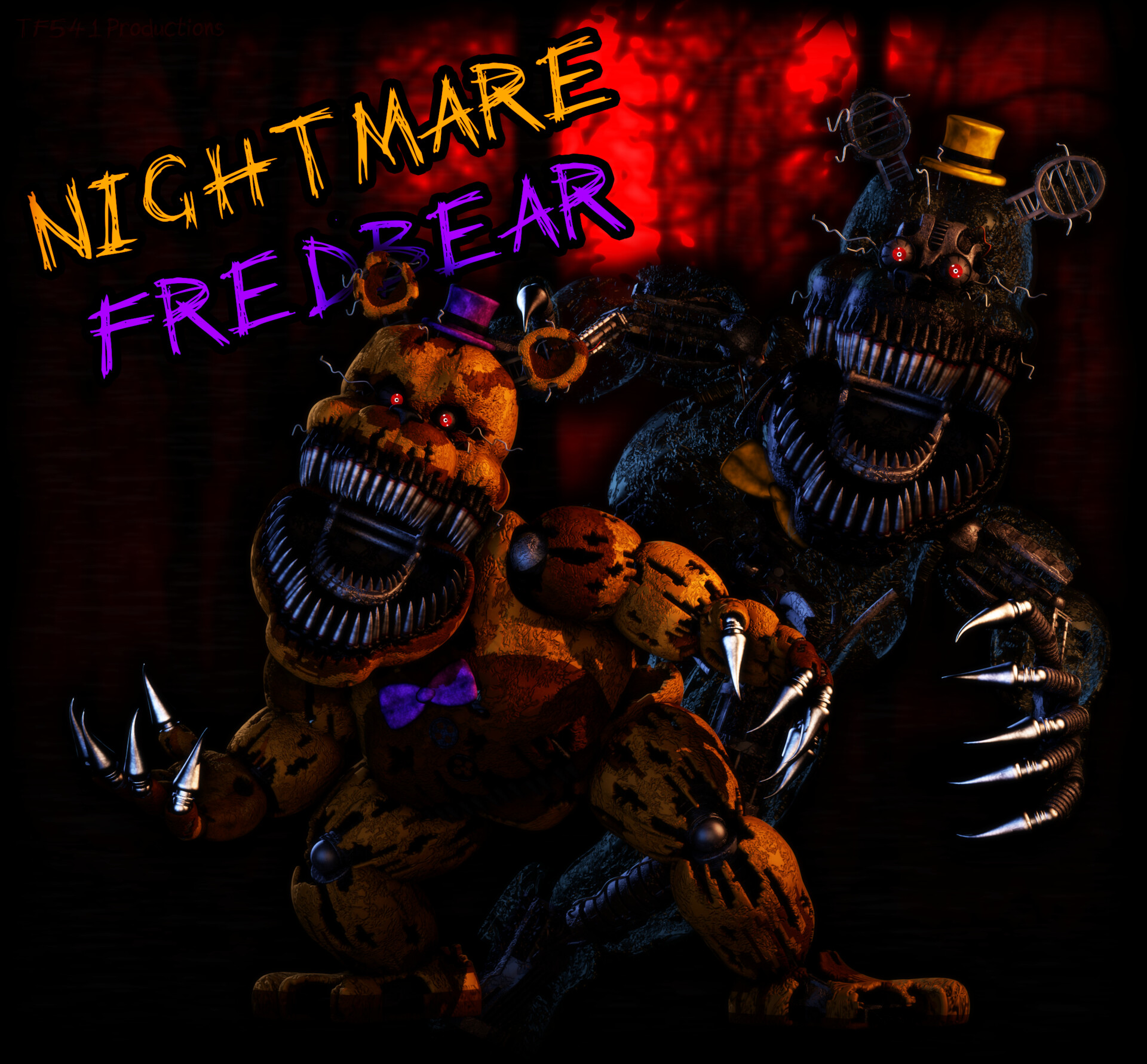 Artstation Five Nights At Freddy S 4 Character Model Pack
