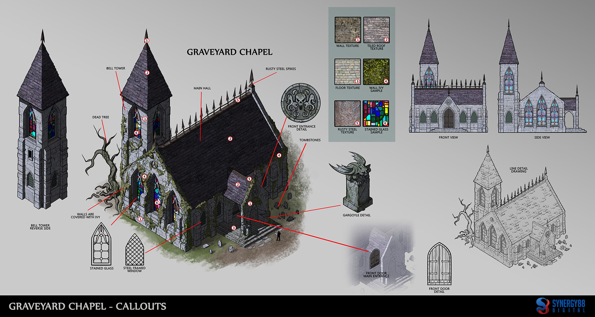 Artstation Graveyard Chapel