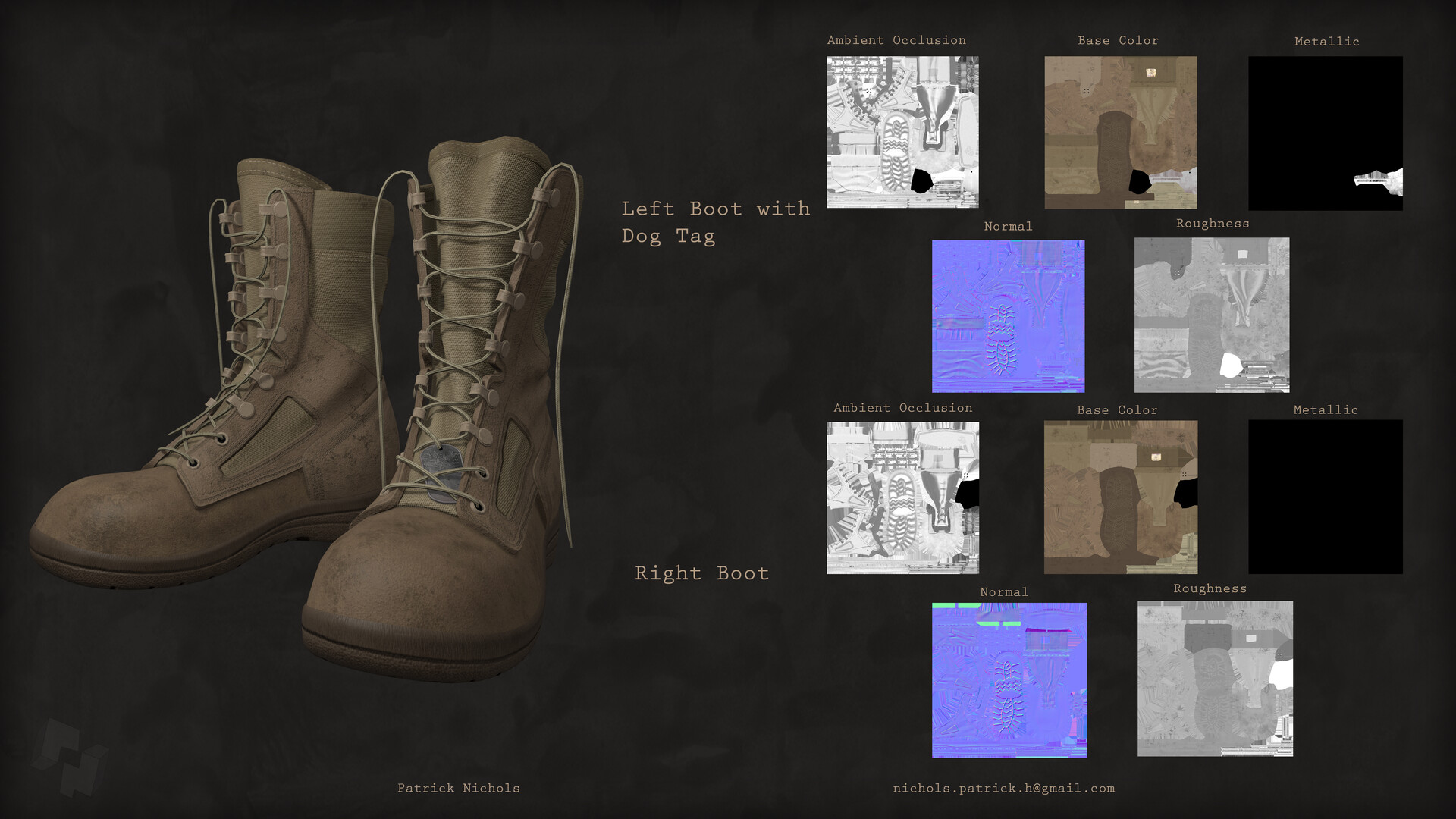 dog tag in boot usmc