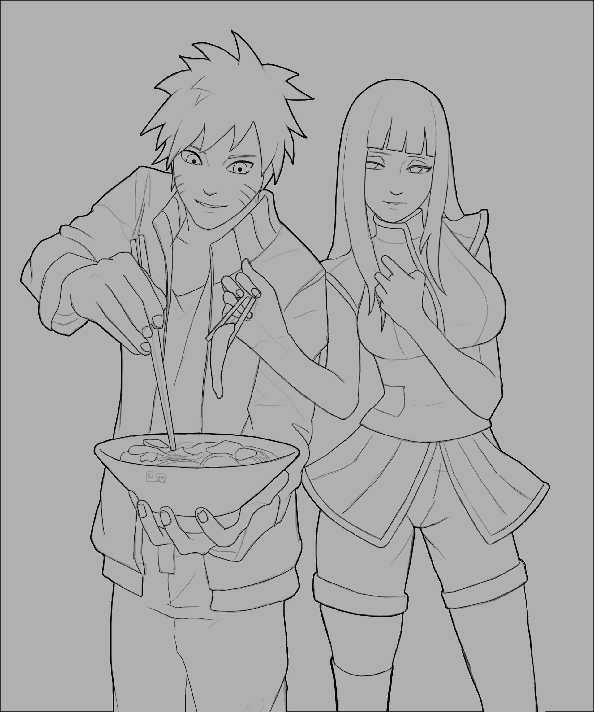 ArtStation - Naruto Hinata