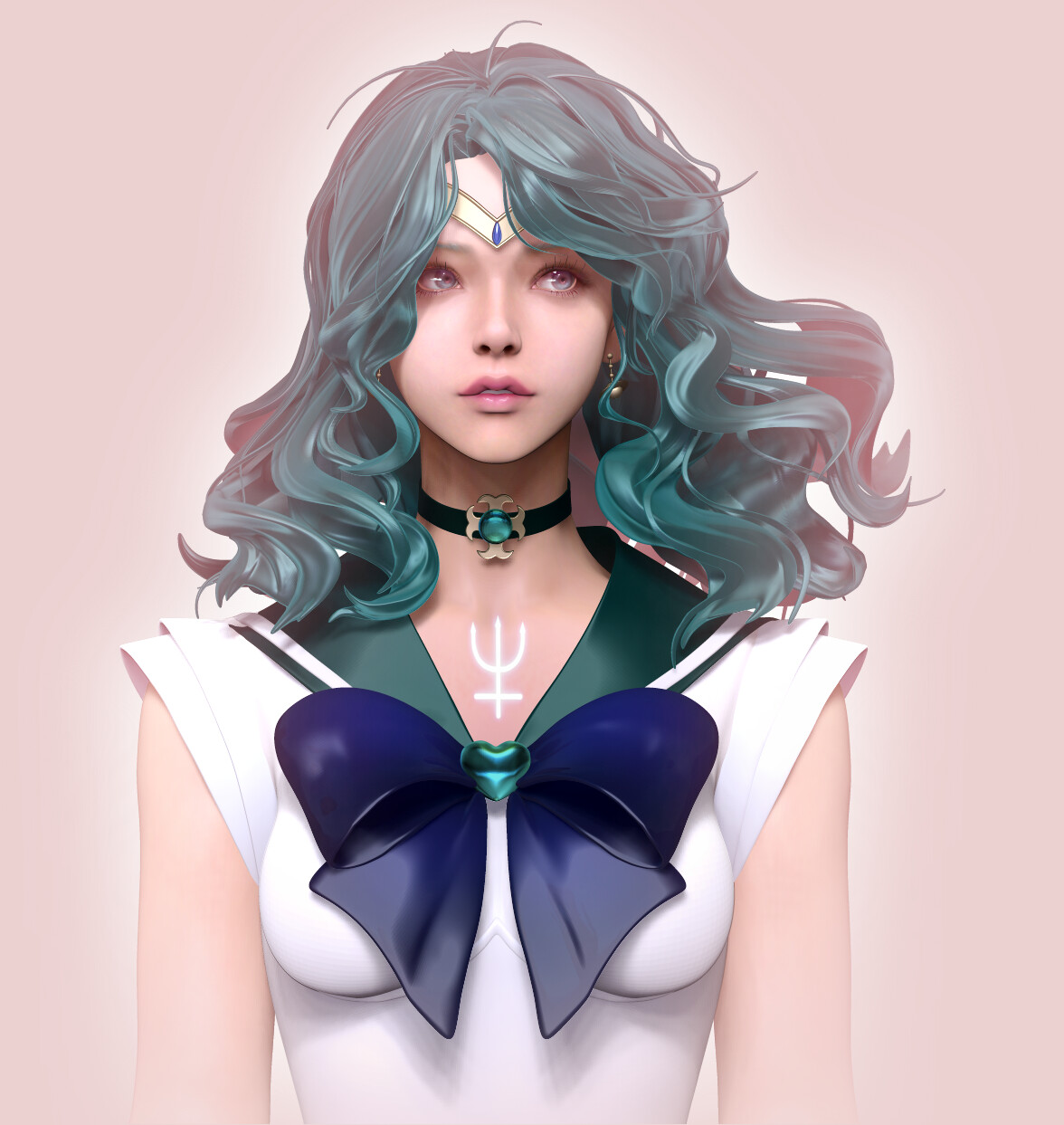 mina kim - Sailor Neptune Fan art