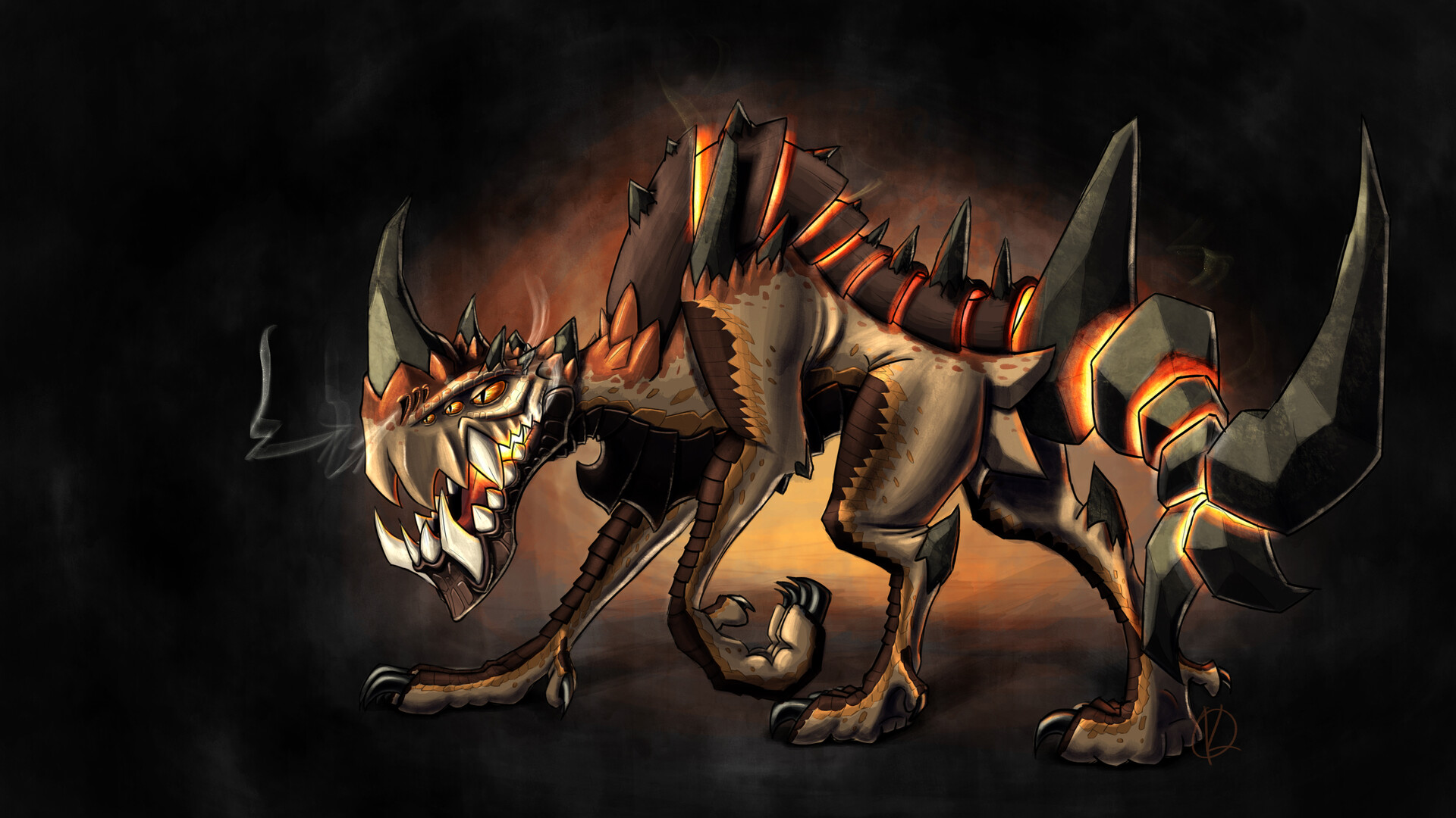 Artstation Lava Hound Olivia Kuieck
