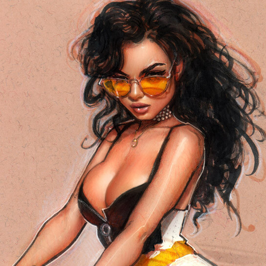 digital finish cropped