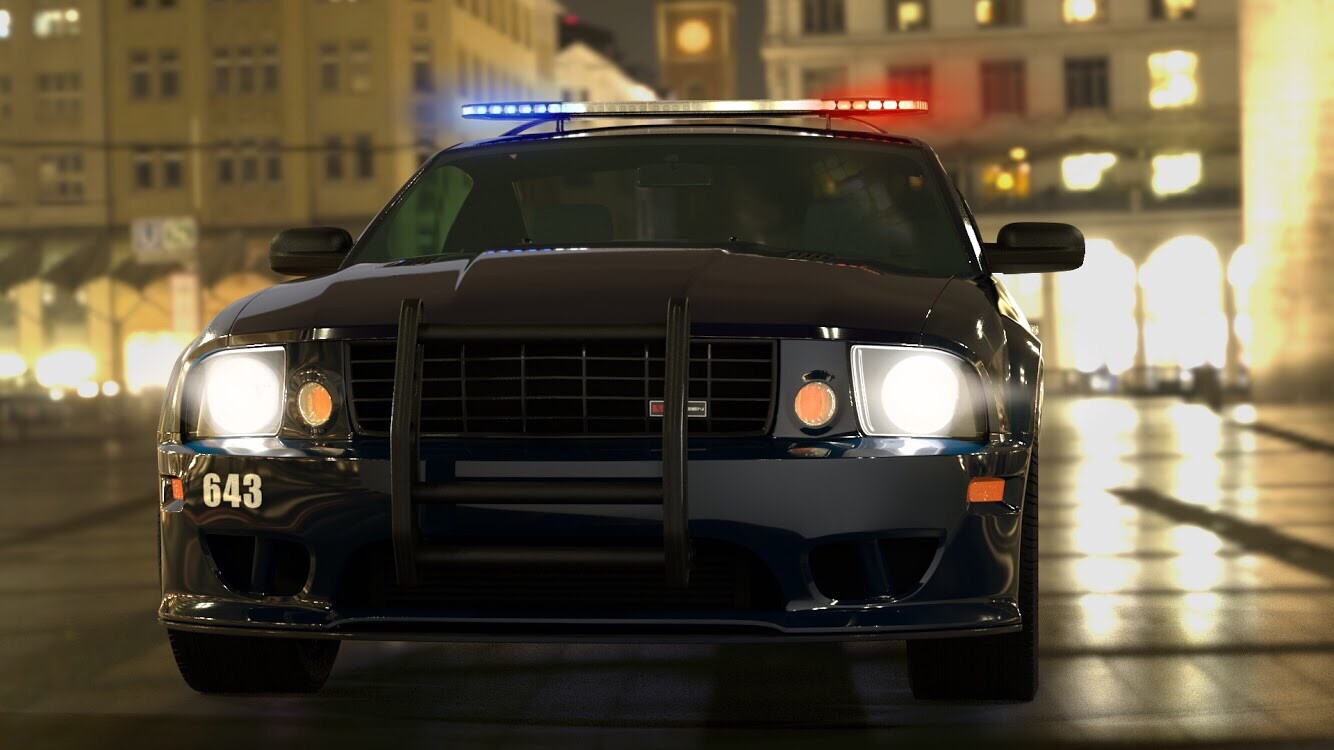 Ford Mustang Saleen s281 Police