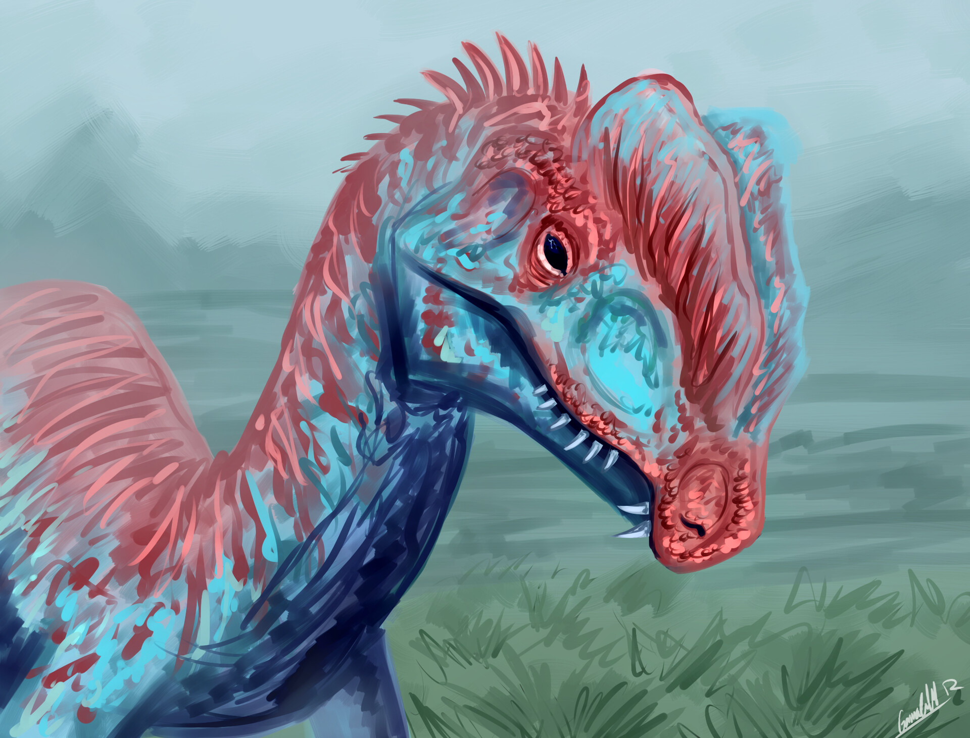 Дилофозавр референс