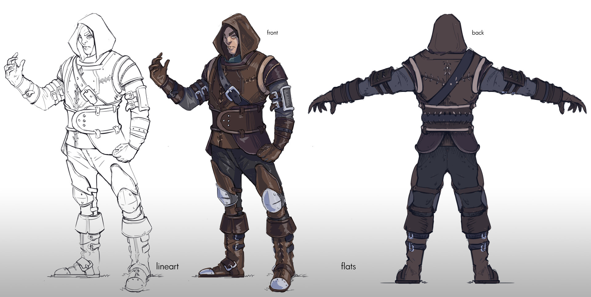 Artstation - Oblivion's Rough Leather Set