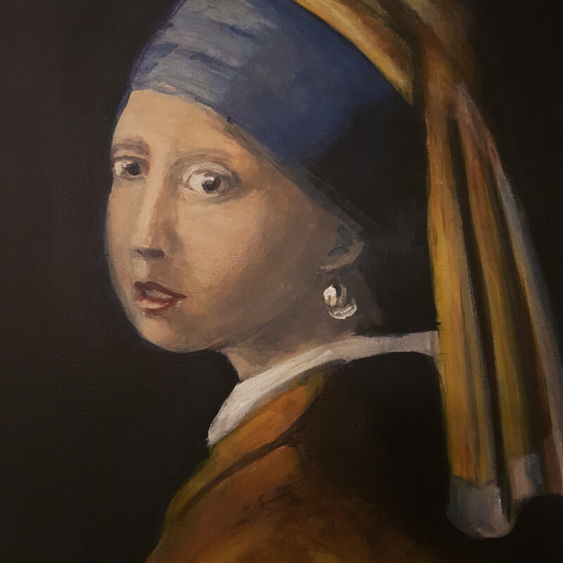 "Girl with a Pearl Earring"   Portrait study