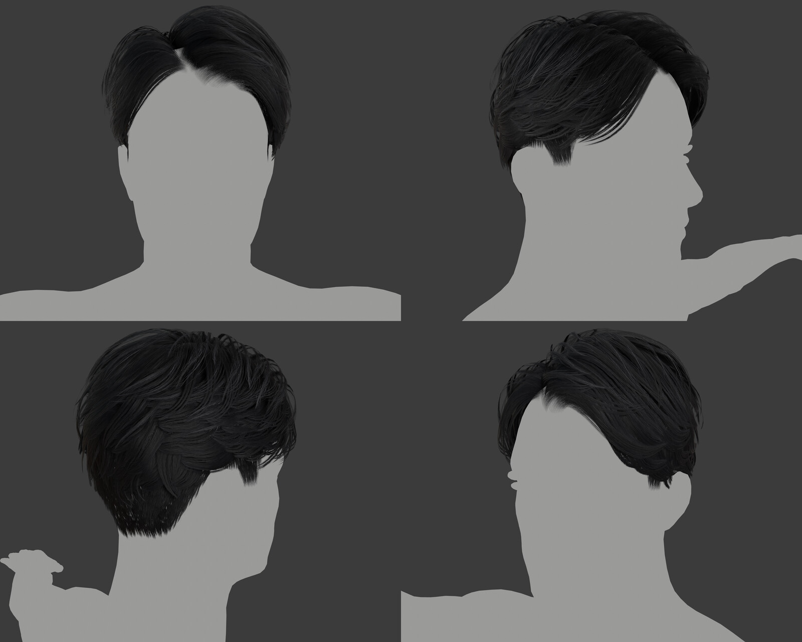 Male Hair Study_2
