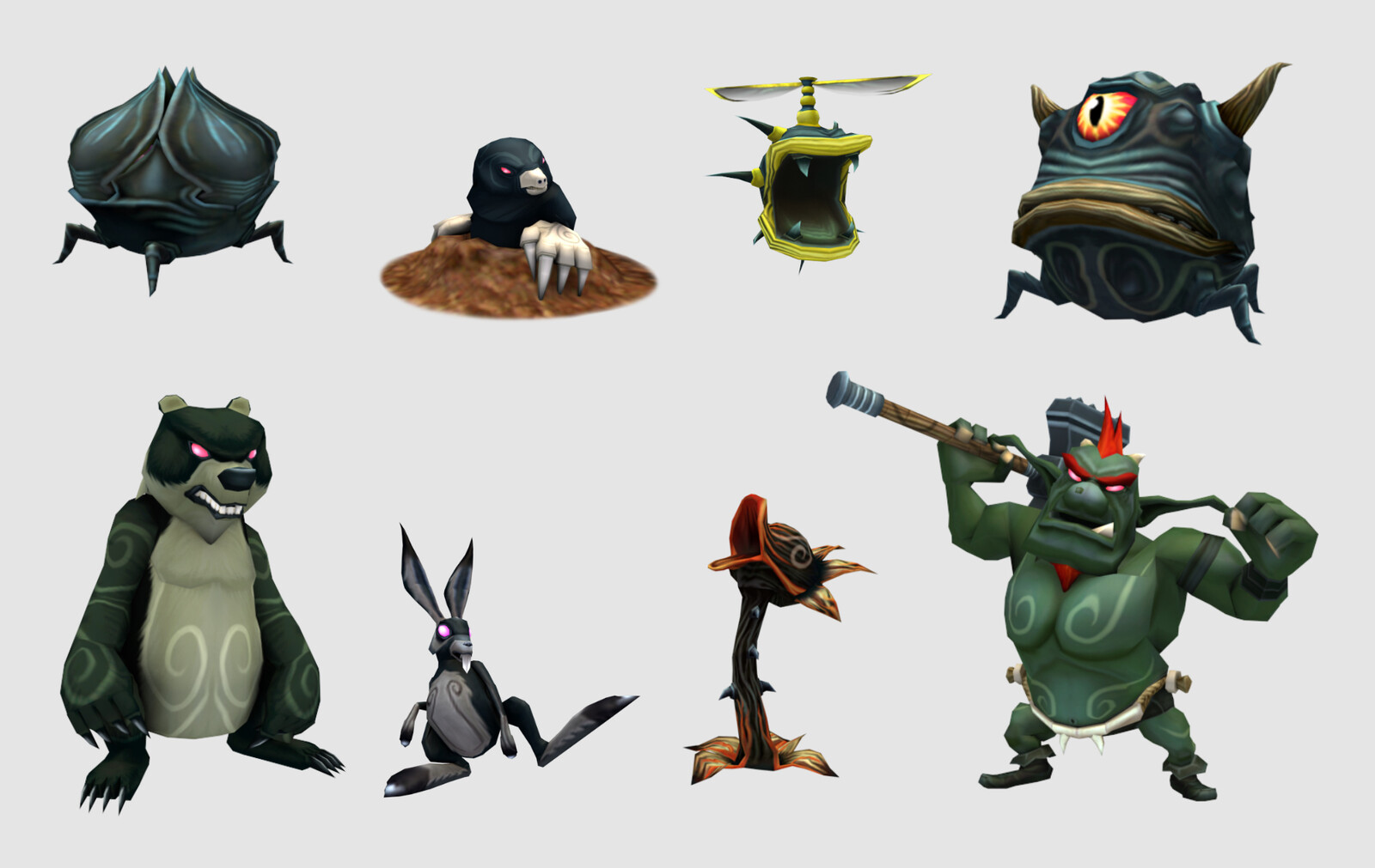 In-game character models