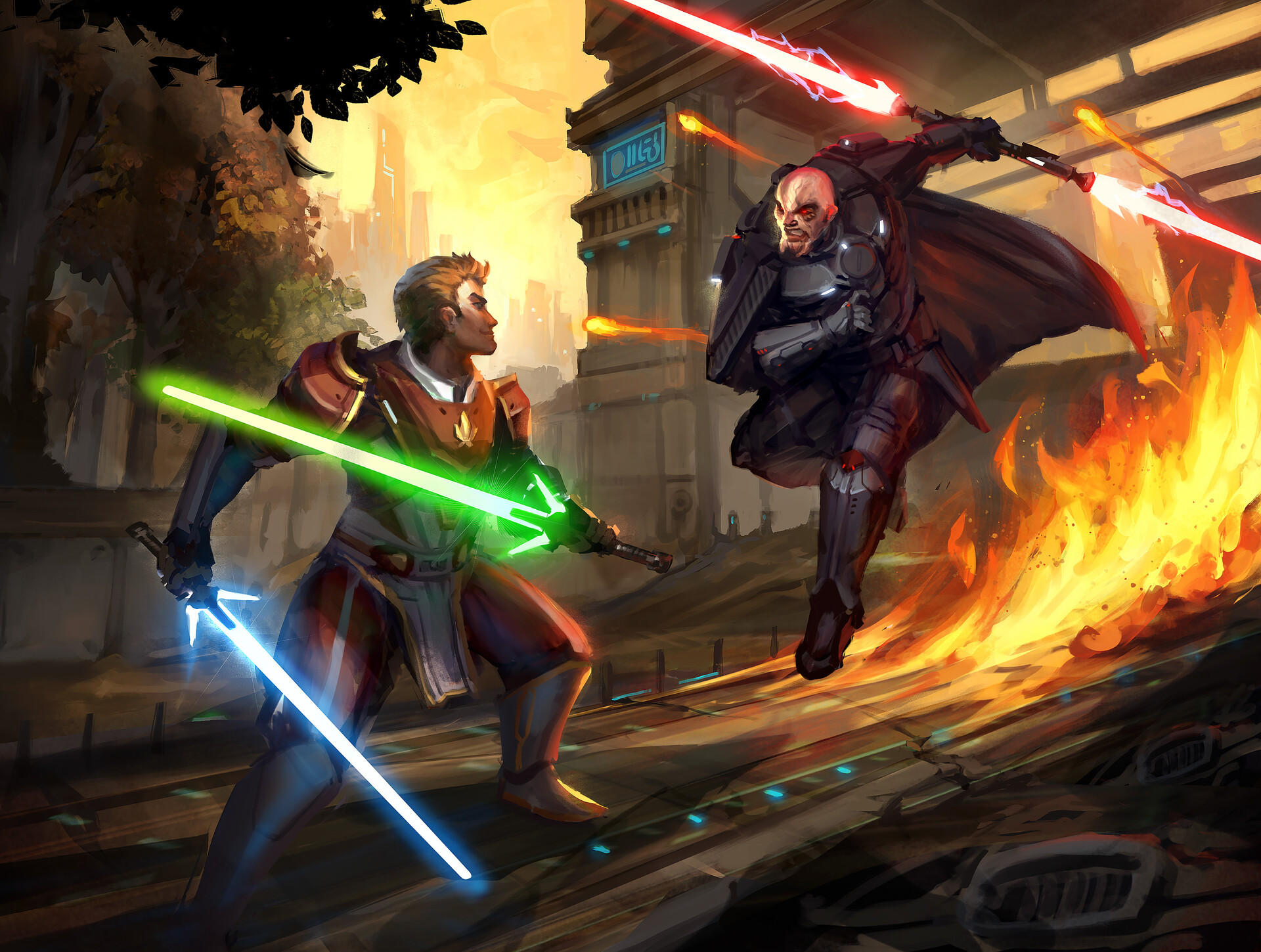 Old republic lightsaber battles store