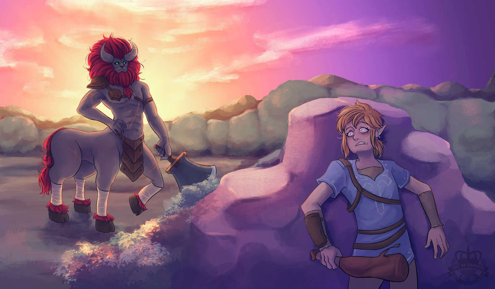 Artstation Loz Botw Desktop Wallpaper April Clement