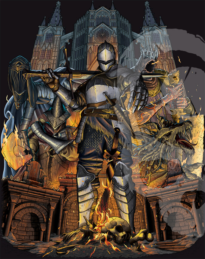 Soul puzzle. Dark Souls Берсерк. Nikita Shalaginov арты. Шахматы в стиле дарк соулс.